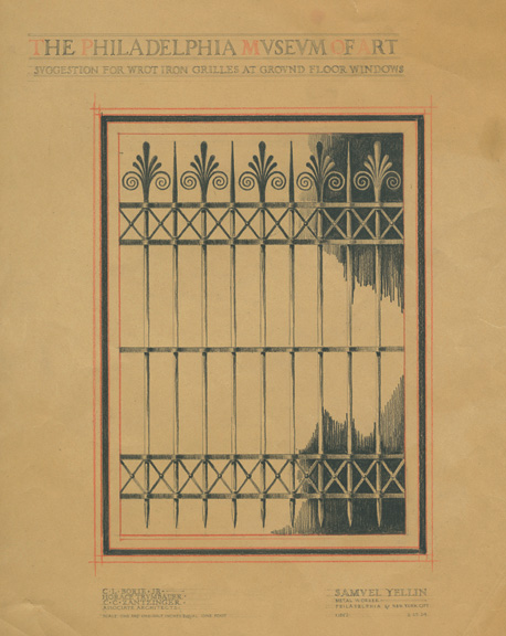 Grille Detail, Philadelphia Museum of Art 1924